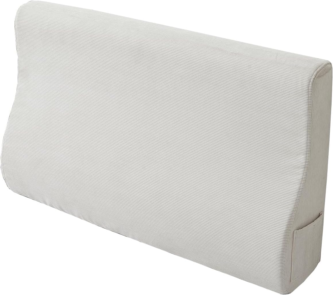Twin XL Size Wedge headboard Pillow Triangular Bed Wedge Pillow for Headboard Large Couch Back Support Pillow for Bed Sitting up…
