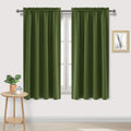 Dwcn Olive Green Room Darkening Blackout Curtains - Thermal Insulated Privacy Energy Saving Window Curtain Drapes 42 x 72 inch Length, Set…