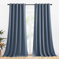 NICETOWN Thermal Insulated Curtains Blackout Draperies, Window Treatment Solid Grommet Room Darkening Drape Panels for Bedroom (Stone…