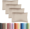 King Pillow Cases Set of 4 - Ultra Soft Hotel Quality Pillowcase Covers - Comfy, Cozy & Wrinkle Free - Shrinkage, Stain and Fade…