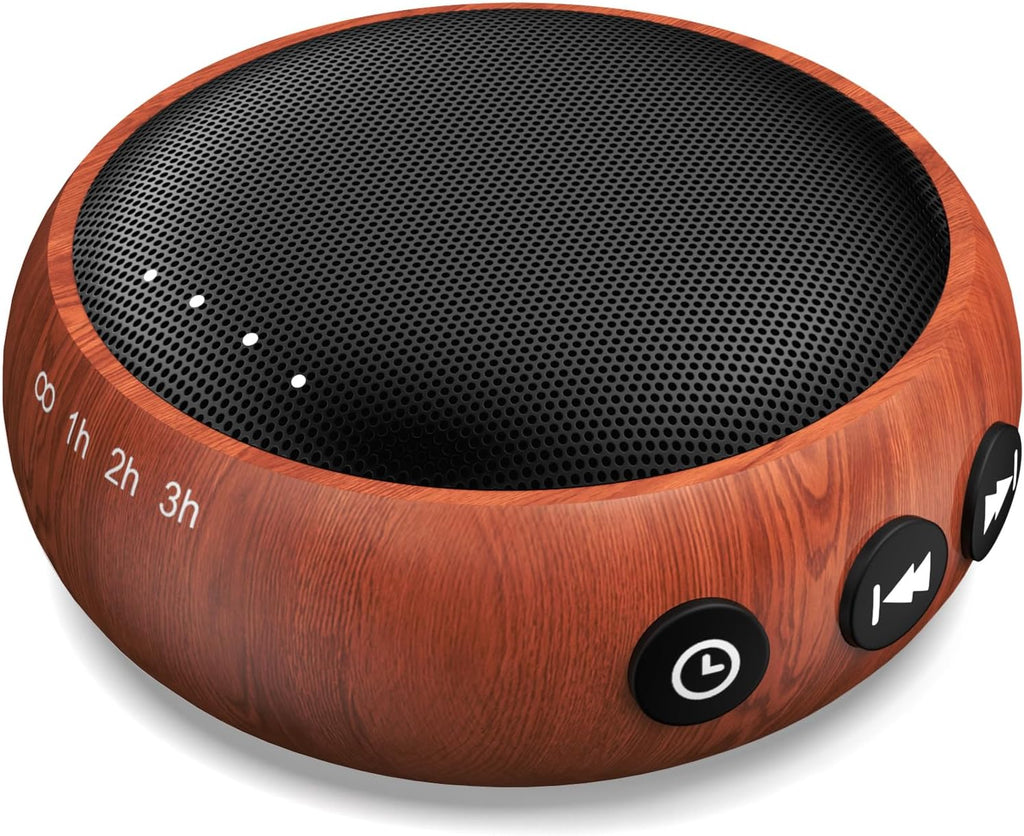 SoundMe Sound Machine Small White Noise Machine with 30 Soothing Sounds Sleep Machine for Baby Kids Adults Natural Sounds Rain Fan Brown Pi…