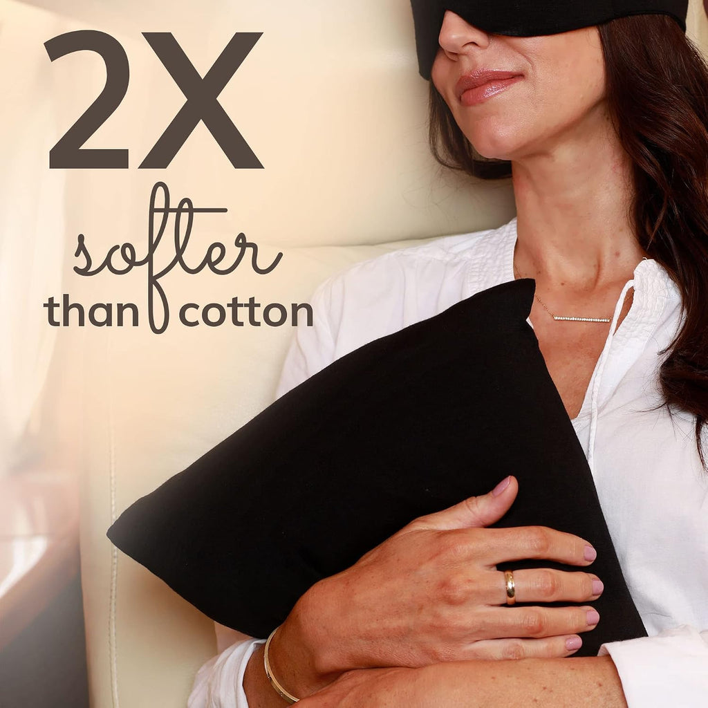 Happyluxe Odyssey Travel Pillow for Long Flights - Soft, Small, Alternative to Down and Memory Foam. 17 x 13in - Made in The USA, Jet…