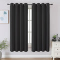 Cucraf Dark Grey Blackout Curtains 54 inch Length 2 Panels Set, Room Darkening Drapes for Living Room Bedroom, Thermal Insulated Light Bloc…