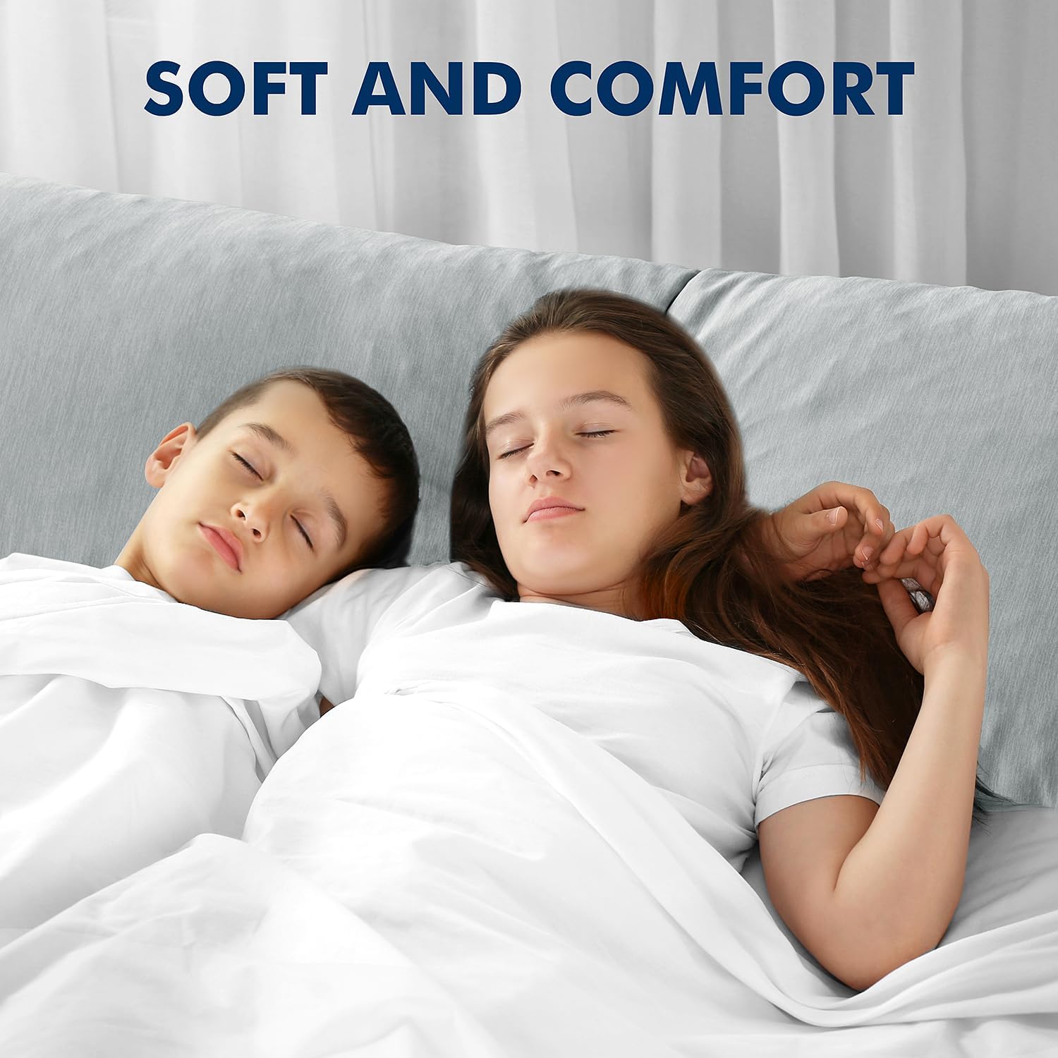 MIULEE Body Pillow for Adults Long Body Pillow for Side Sleeper Memory Foam Cooling Bed Full for Back/Stomach/Side Sleeping 20x54 Inch…