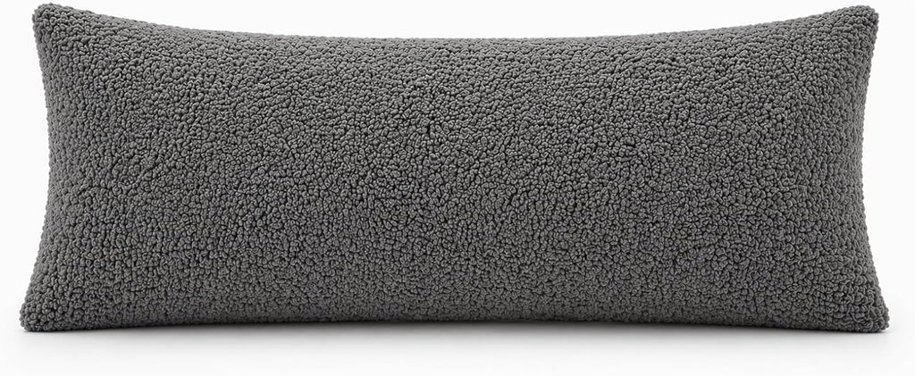 Reafort Sherpa Body Pillow Cover 21" x 54", Plush Fleece Long Body Pillowcase with Zipper Closure, Ultra Soft Fluffy Cozy Decorative…