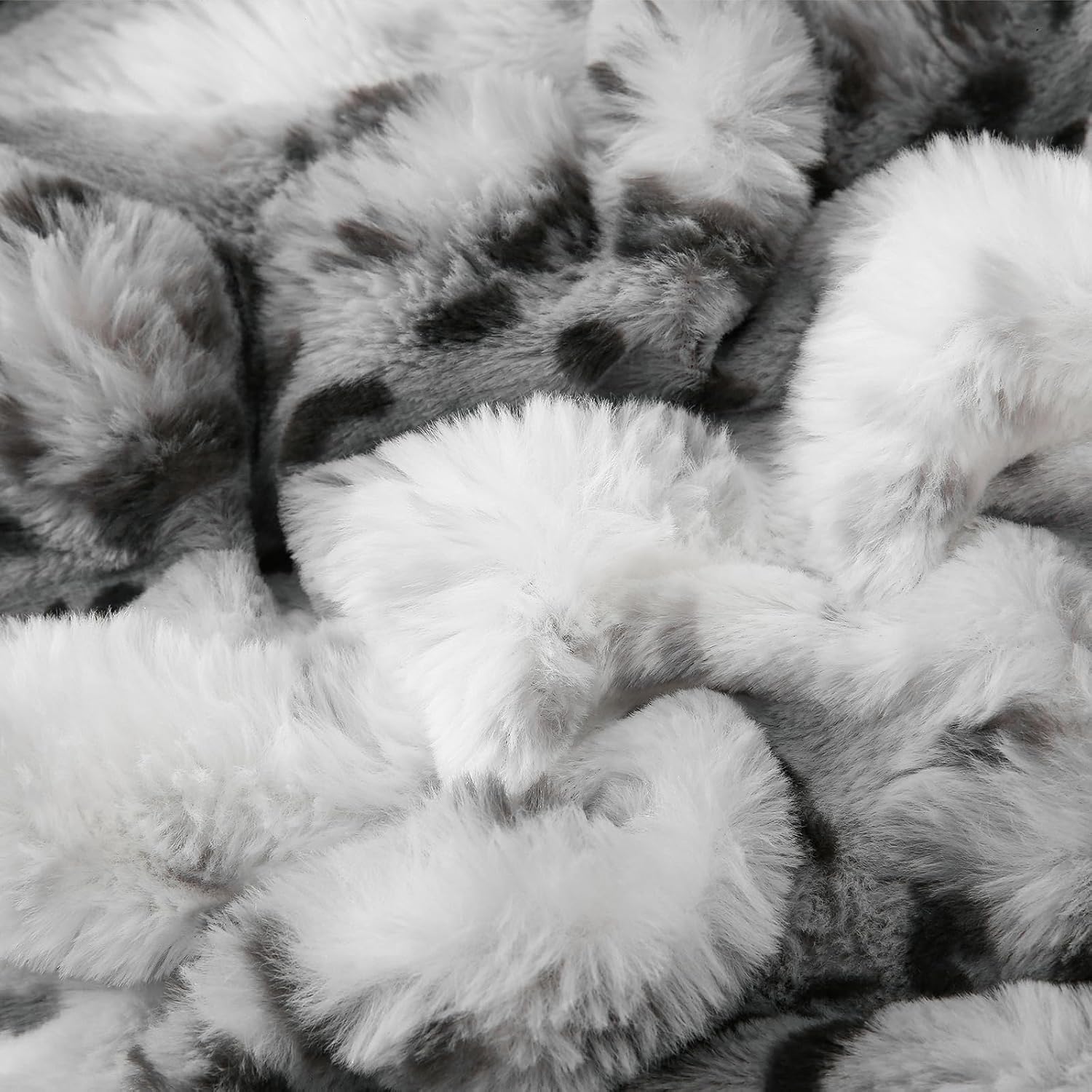 Chumerry Fuzzy Body Pillow Case Dark Gray Fluffy Shaggy Pillow Cover Ultra Soft Warm Rabbit Fur Decorative Body Pillow Cover Long Pillowcas…
