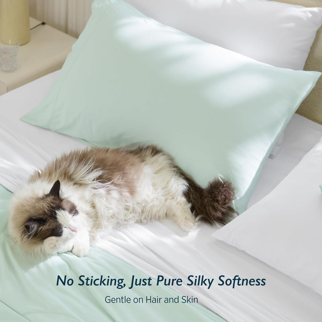 Breescape Cooling Pillow Cases King Size - BlendTekTM Dry & Cool Technology for Hot Sleepers and Night Sweats, Ultra Soft & Smooth Pillowcas…