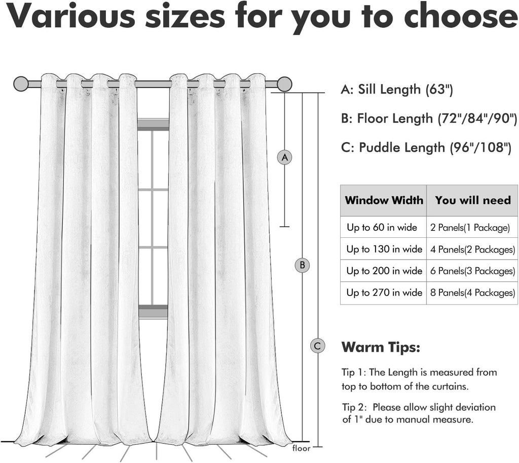 MIULEE Velvet Curtains Chocolate Elegant Grommet Thermal Insulated Soundproof Brown Room Darkening Curtains/Drapes for Classical Living…