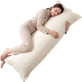 1 MIDDLE ONE Body Pillow, Memory Foam Body Pillows for Adults Sleeping, Long Pillow for Bed, Large Full Body Pillow for Side Sleeper with…