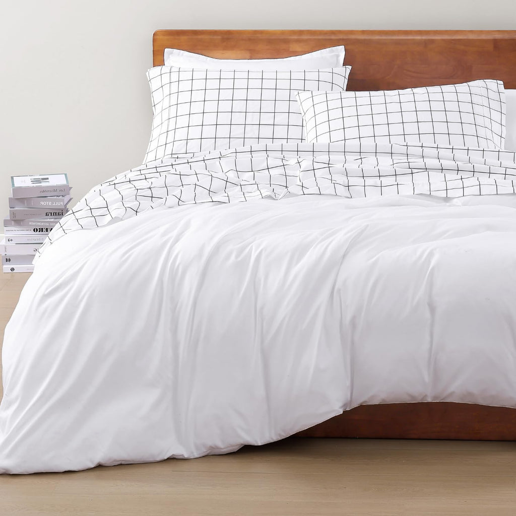 LaneLinen LANE LINEN 100% Organic Cotton Full Size Bed Sheets, reusable Fully Elasticized Okeo Tex Certified Printed Cotton Sheets Full…