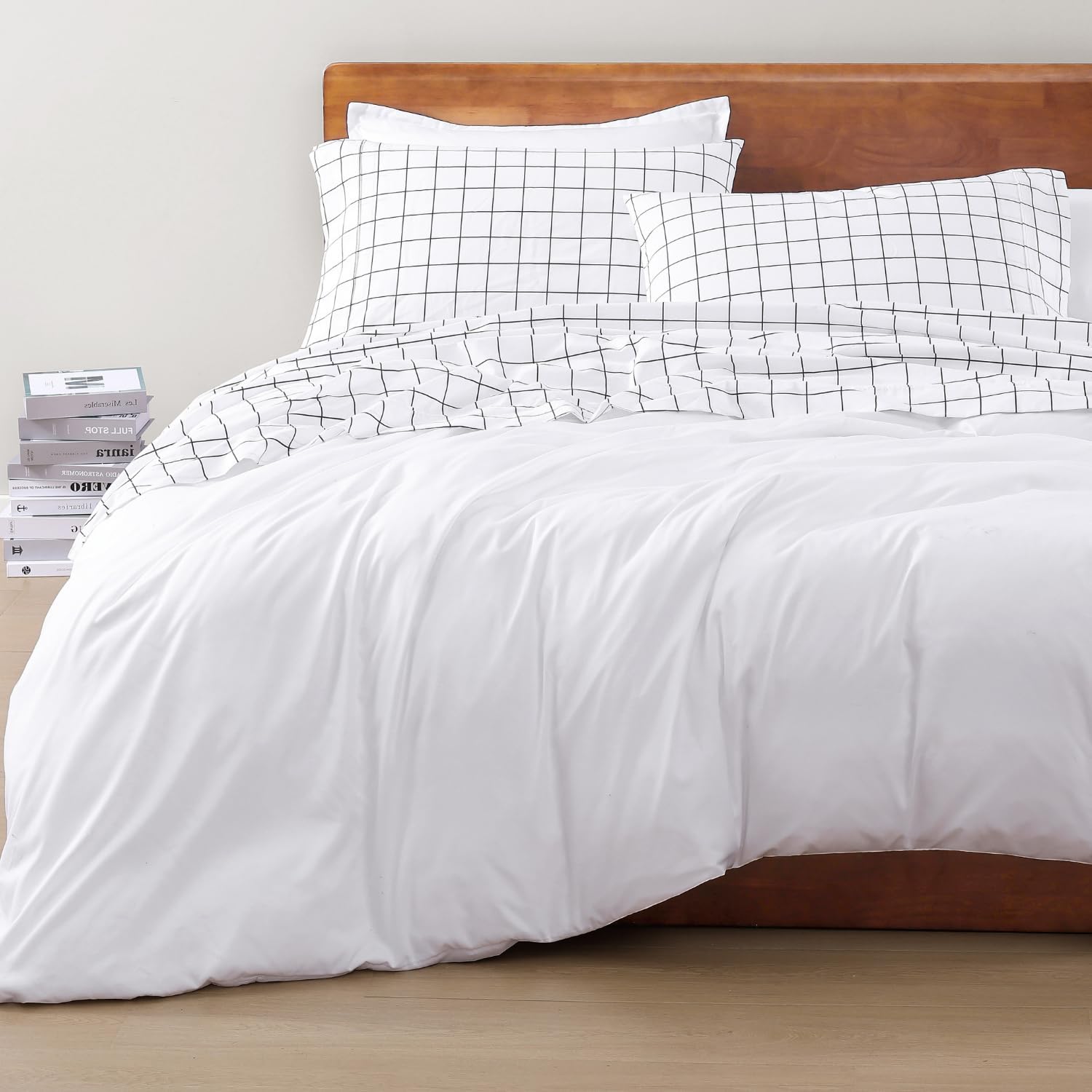LaneLinen LANE LINEN 100% Organic Cotton Full Size Bed Sheets, reusable Fully Elasticized Okeo Tex Certified Printed Cotton Sheets Full…