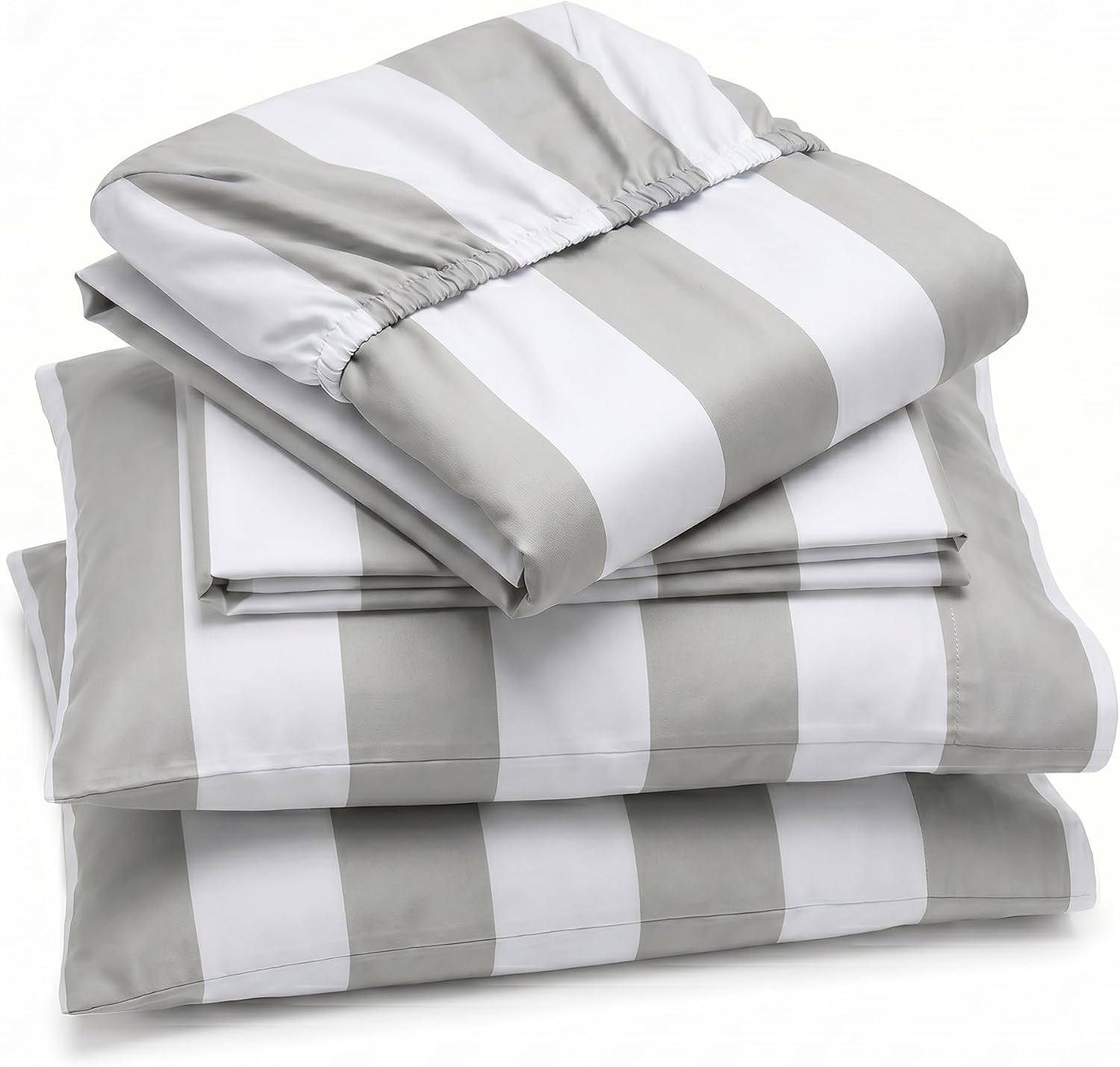 Perupima Peru Pima 415 Thread Count Percal Full Sheet Set - 100% Peruvian Pima Cotton, 4 Piece (Flat, Fitted, 2 Pillowcases) - Cooling, Cri…