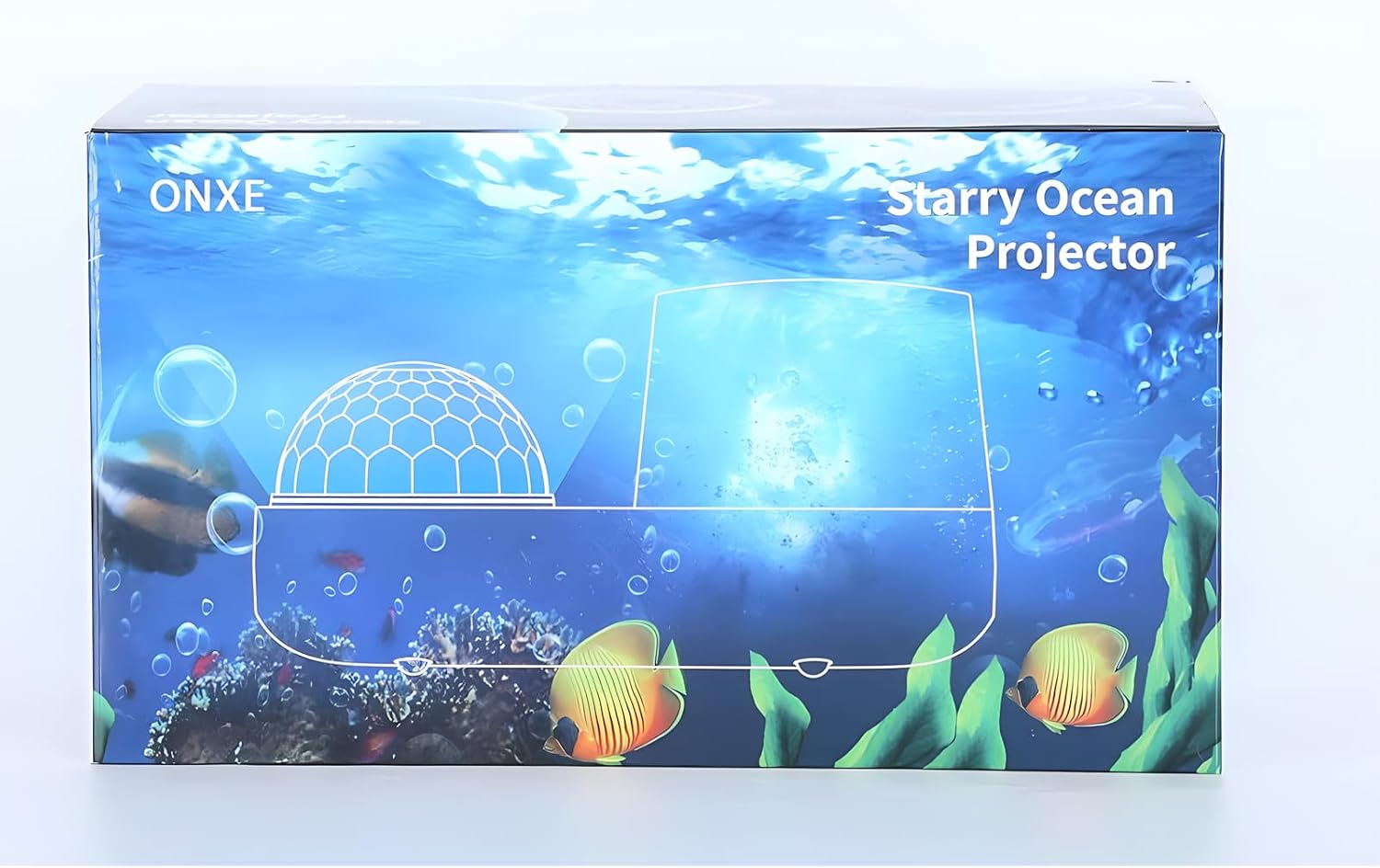 ONXEBornforqualityNeverWasteYourMoney Ocean Kids Night Light Projector,360°Rotating Jellyfish Lamp Projector with 7 Films & Timer Sensory L…