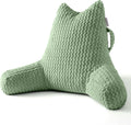 Yagamo Yaagmo Large Reading Pillow for Bed Sitting Up, Corduroy Backrest Pillow with Shredded Memory Foam Filling, Back Support Cush…