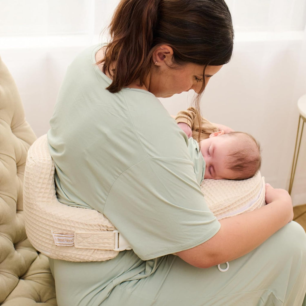 My Brest Friend Super Deluxe Nursing Pillow-Enhanced Comfort & Ergonomic Breastfeeding Pillow for Ultimate Support For Mom &…
