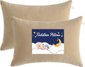 Ntbay Toddler Pillows, Down Alternative 13"x18" Pillows, Machine Washable - Soft and Breathable Travel Small Pillows for Sleeping, Ideal fo…