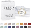 Bella Coterie Luxury Bamboo Viscose Twin XL Size Sheet Set | 100% Organically Grown | Ultra Soft | Cooling for Hot Sleepers | 18" Deep…