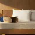 ViscoSoft Standard-Size Memory Foam Pillow - 2-Pack - with Washable Cover and Cooling Fabric White