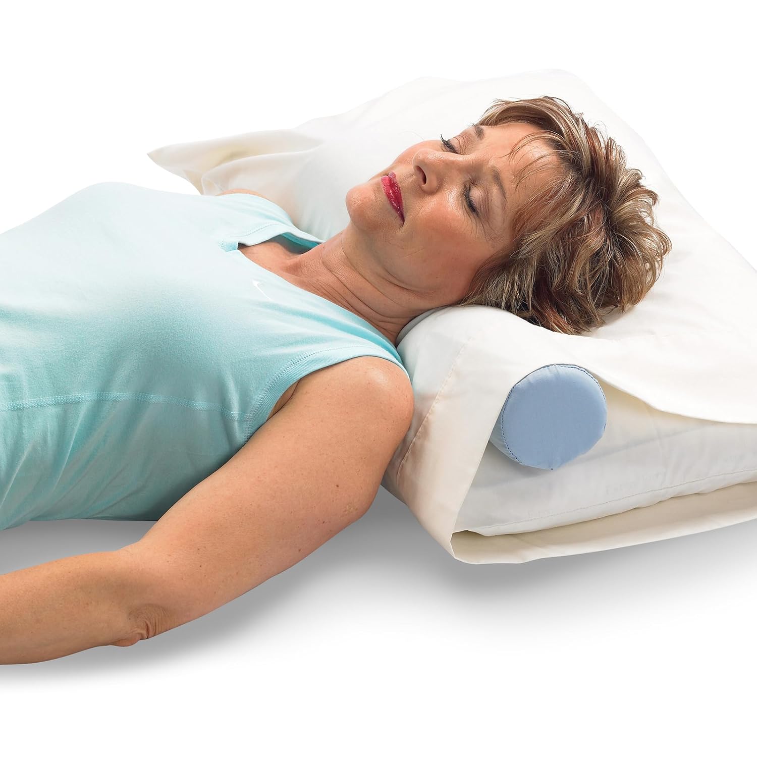 Optp The Original McKenzie Cervical Roll, 20" Neck Support Pillow to Relieve Neck and Back Pain - Round Pillow for Improved Sleeping Suppor…