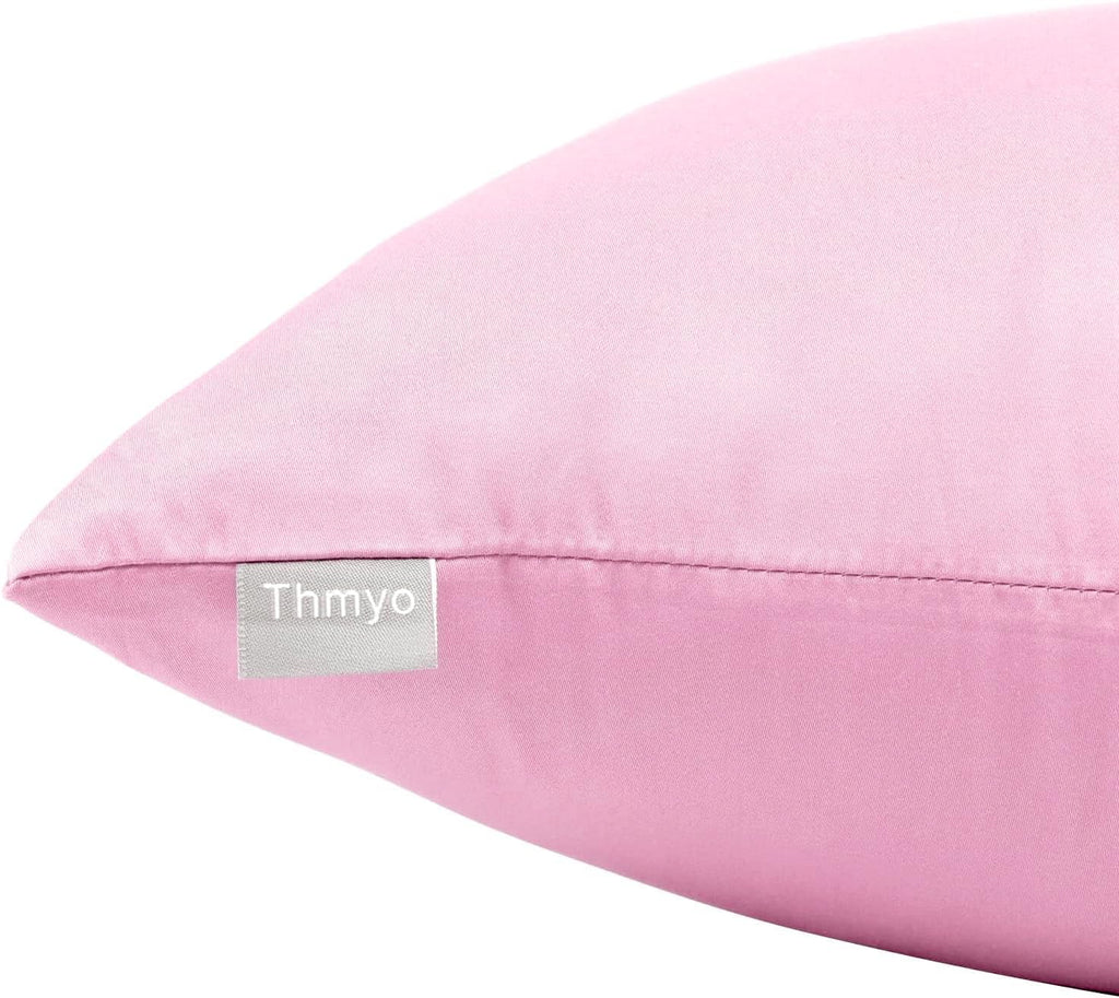 Thmyo 4-Pack 100% Cotton Lumbar Comfortable Solid Decorative Throw Pillow Covers Rectangle Cushion Cover Sublimation Blank DIY Pillowcases…