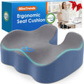 BlissTrends Seat Cushion,5.2in Thick Memory Foam Cushions for Office Chair, Car Seat, Airplane, Relieving Pressure Tailbone Sciatica Back P…