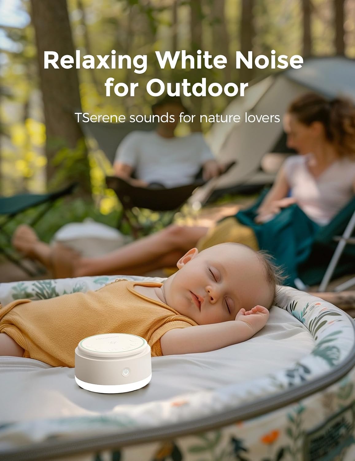 Momcozy Sound Machine for Baby | Portable White Noise Sound Machine for Sleep Rechargeable | 20 Sleep Sounds White Noise Machine with…