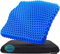Helishy Gel Seat Cushion, Super Large Gel Cushion Chair Pads with Non-Slip Cover for Home Office Car Seat Wheelchair, Soft Breathable Honey…