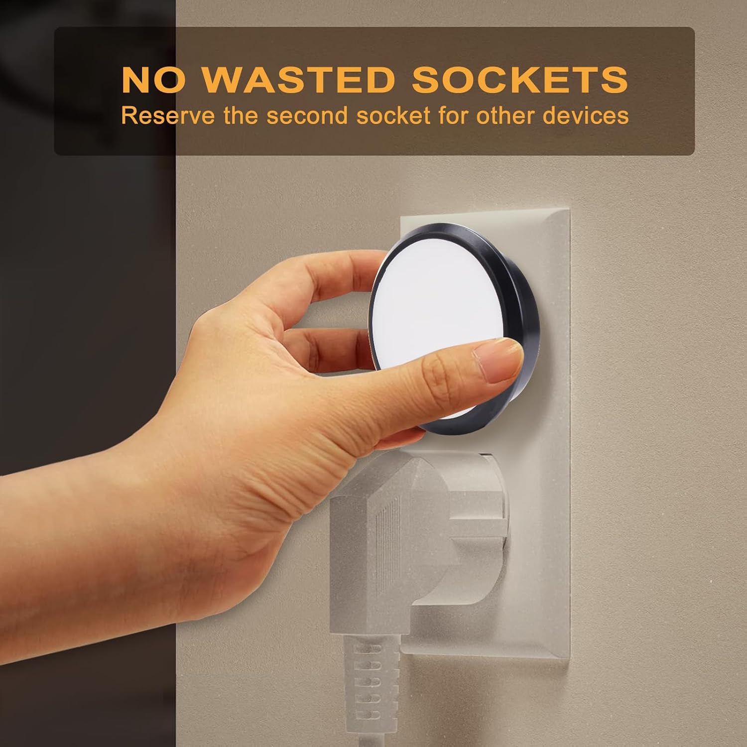 Night Lights Plug into Wall, Night Light with Dusk to Dawn Sensor, Soft White 3000K, Compact Plug in Nightlight for Kids, Adults…