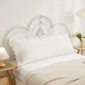 Merryword Boho White Body Pillowcase 20x54in - Ruffled Fringe Decor Sham White