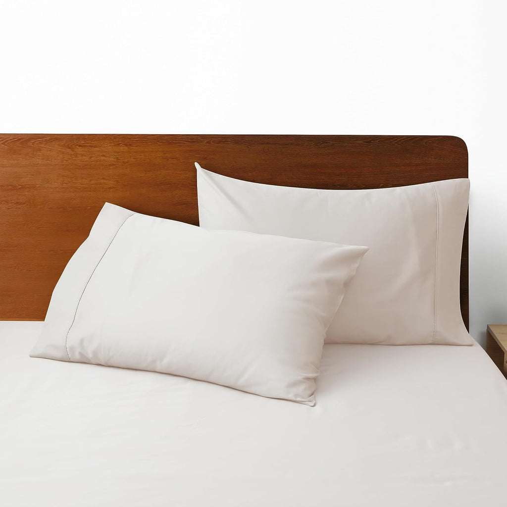 ShunjieHome 100% Egyptian Cotton Pillow Cases Set of 2, King Size 400 Thread Count Cooling Pillowcases, Soft and Breathable Pillow Covers w…