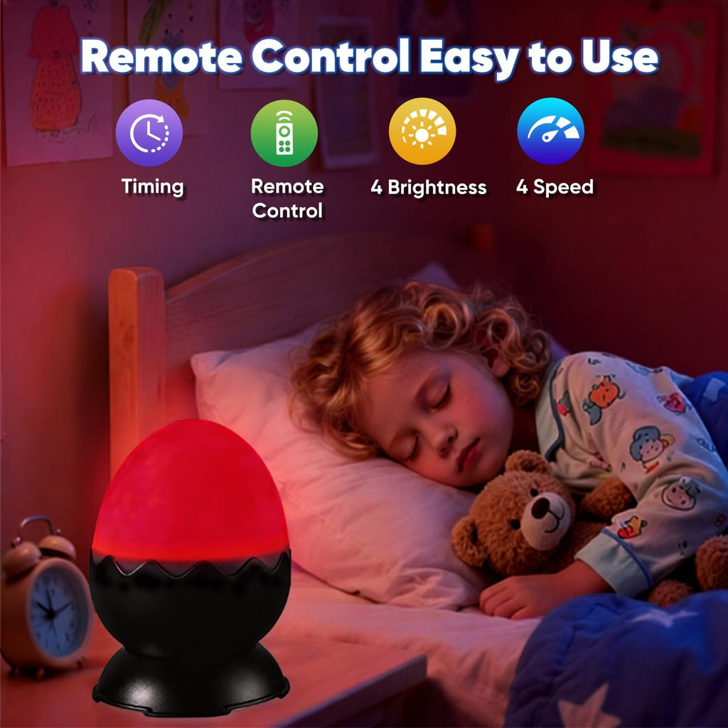 UweSmartLightingHouse Red Night Light, 2-in-1 Galaxy Projector, Light relaxation Lamp, Light Projector, 670nm Red Light for Bedroom, Gift…