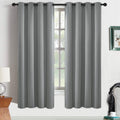 Yakamok Dove Grey Room Darking 63 Inch Length 2 Panel Sets for Livingroom Dining Room Darkening Thermal Insulated Bay Window Hotel Modern…
