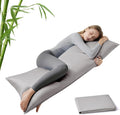 MR&HM Cooling Body Pillow Case 20"x54", Body Pillow Cover for Hot Sleepers, Breathable & Moisture Wicking, Soft Envelope Long Pillowca…