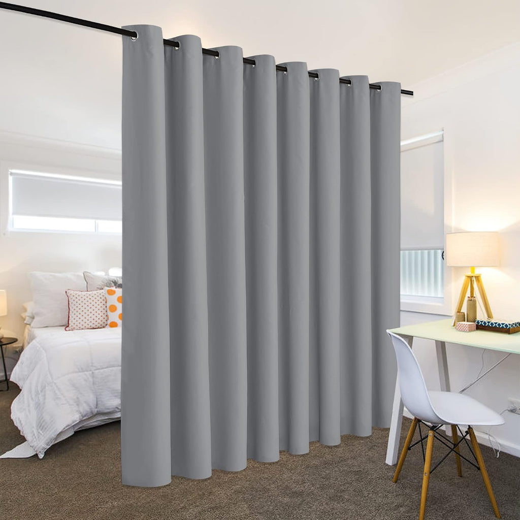 Rybhome RYB HOME Room Divider Curtains Blackout, Total Privacy Curtains Screen Partition, Noise Block & Thermal Insulated Drapes for Bedroo…