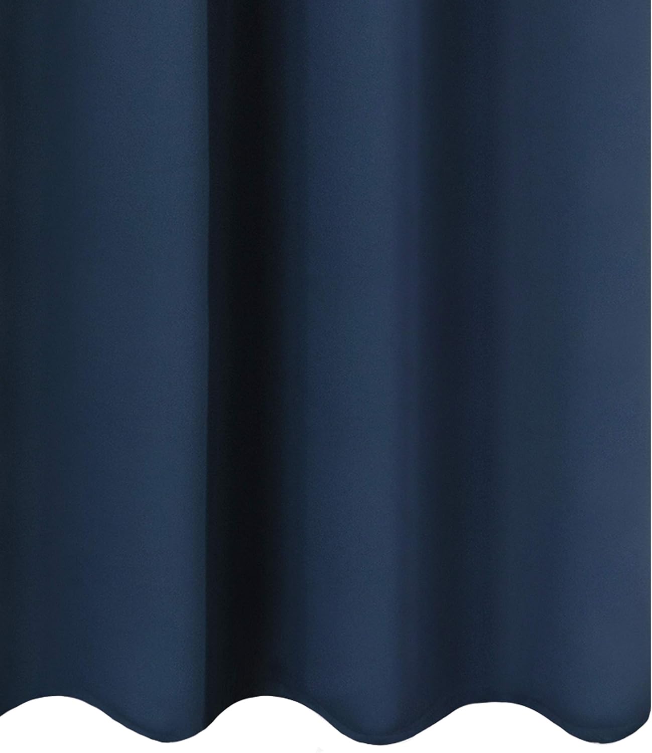 Lemomo Blackout Curtains 66 x 84 inch/Navy Blue Curtains Set of 2 Panels/Thermal Insulated Room Darkening Bedroom Curtains 84 inch Blue