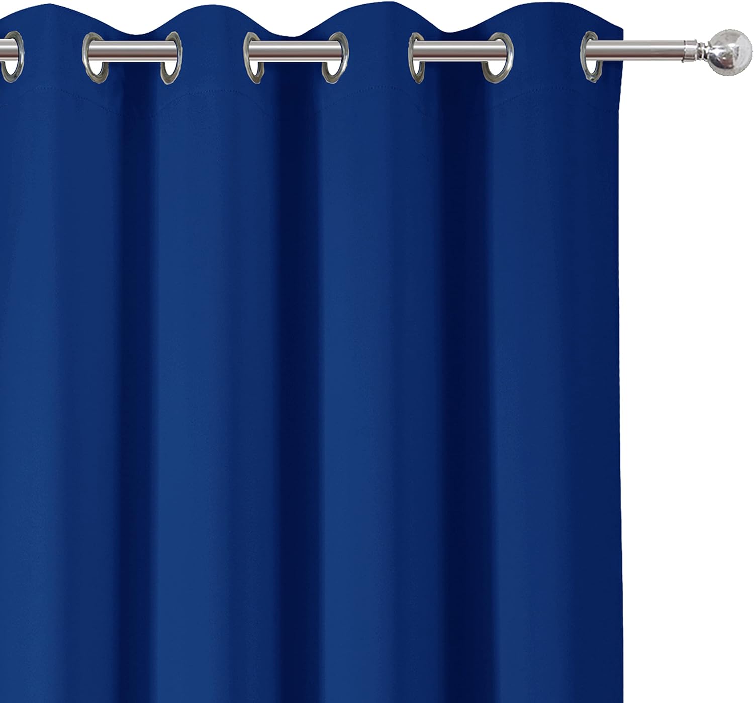Lemomo Blackout Curtains 52 x 84 inch/Royal Blue Curtains Set of 2 Panels/Thermal Insulated Room Darkening Bedroom Curtains 84 inch Blue