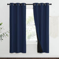 Nicetown 100% Blackout Curtain Set, Thermal Insulated & Energy Efficiency Window Draperies for Guest Room, Full Shading Panels for Shift Wo…