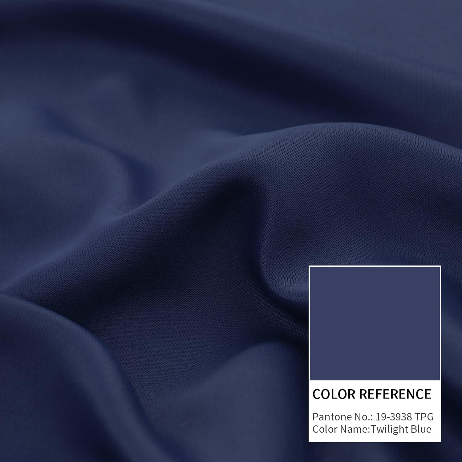 BGment Navy Blue Cafe Curtains 48 Inch Length- 34 x 48 inch Rod Pocket and Back Tab Thermal Insulated Room Darkening Short Curtains for Kit…