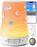 Mewaii White Noise Sound Machine Baby & Adult, 360° RGB Night Light, AI Cry Detection, App Control, 100 Soothing Sounds, Sleep Routine Buil…