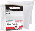Guardmax Terry Cotton Pillow Protector with Zipper Body Size - 100% Waterproof, Bed Bug Proof, Dust Mite Proof, & Hypoallergenic Pillow Cov…