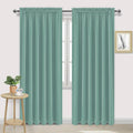 DWCN Blackout Curtains for Living Room Thermal Insulated, Energy Saving & Noise Reducing Bedroom Curtains, Sage Green, W 70x L 84 Inch…