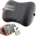 Hikentureoutdoor Hikenture Camping Pillow with Removable Cover - Ultralight Inflatable Pillow for Neck Lumbar Support - Upgrade Backpacking…