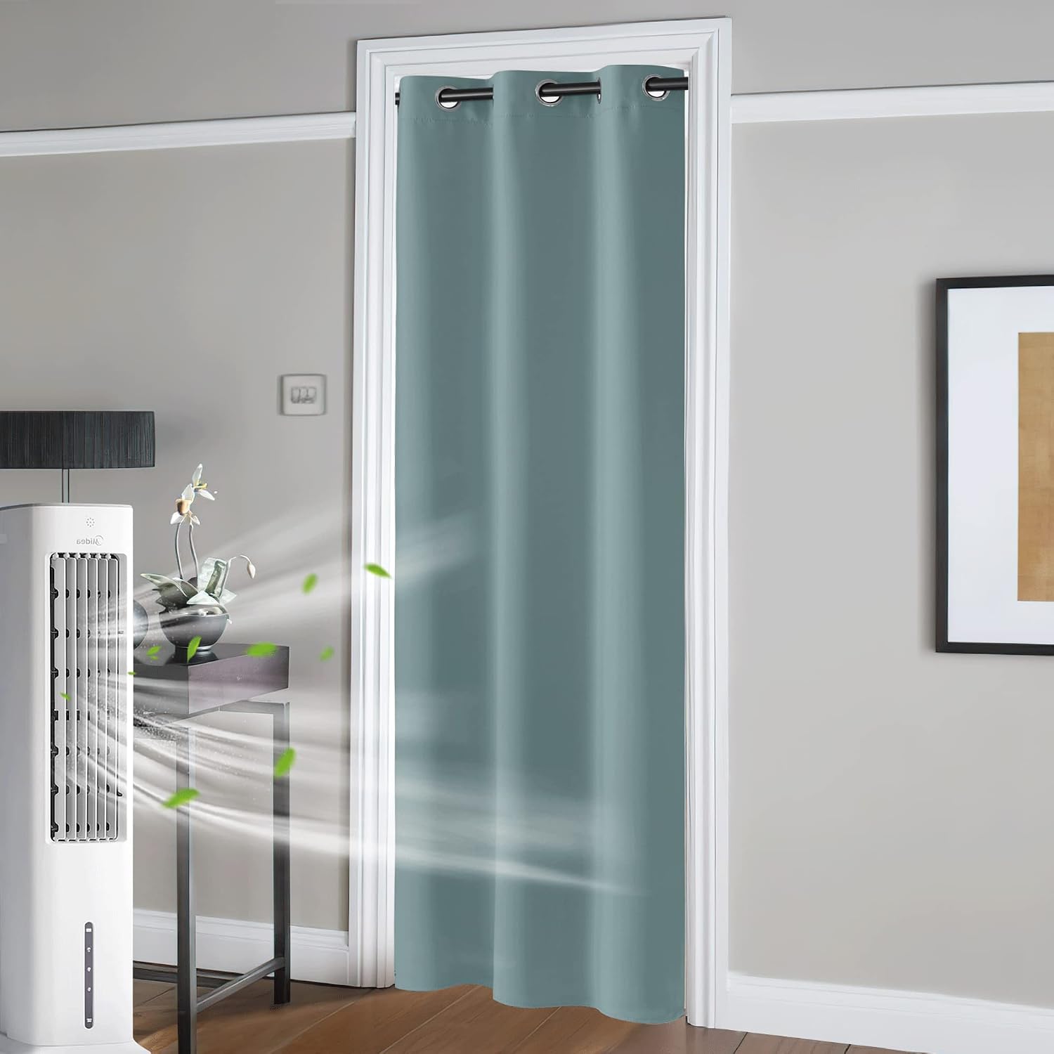 Rybhome RYB HOME Temporary Doorway Curtains Blackout Privacy Room Divider Curtains Portable Drapes for Closet Wall Panel for Bedroom Living…