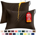 Utopiabedding Utopia Bedding 100% Waterproof Pillow Protectors with Zipper Standard Size (Set of 2), Bed Bug and Dust Mite Proof Zippered P…