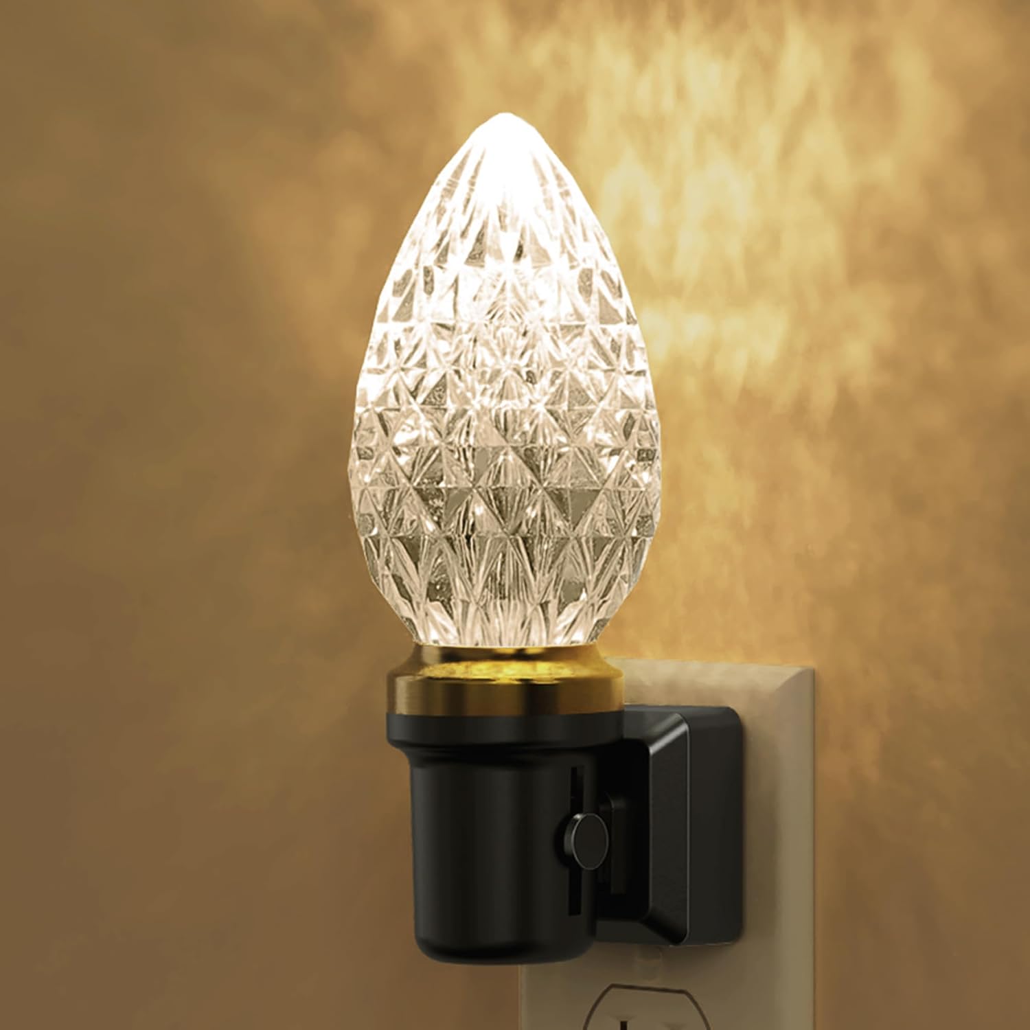 L LOHAS LED Night Light, LED Night Lights Plug into Wall, Dimmable Night Light with Auto Light Sensor, 3000K Warm White 0-100LM…
