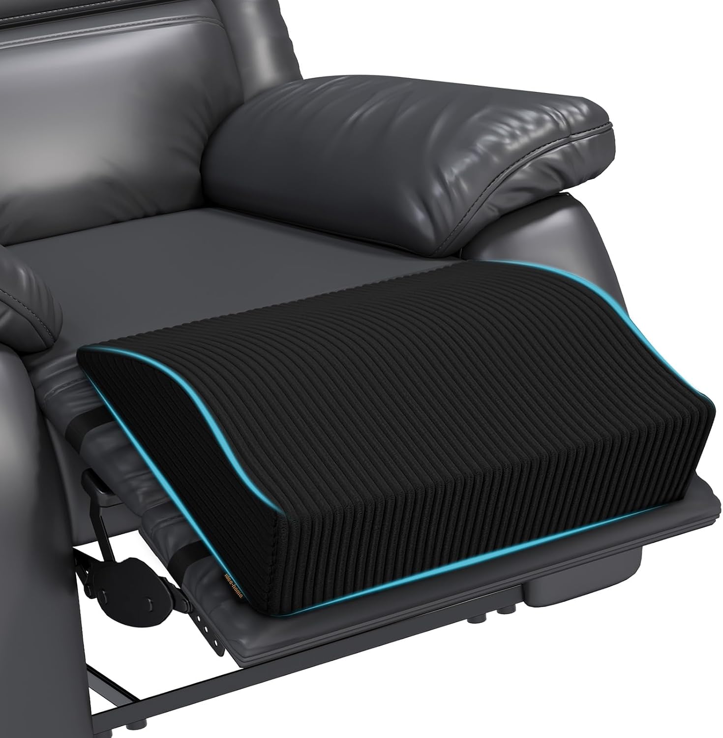 idee-home Recliner Leg Rest Cushion, Recliner Footrest Extender Pillow with Removable Corduroy Cover, Multi Purpose Ergonomic Foot Pillow…