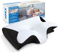 Homca Memory Foam Cervical Pillow, 2 in 1 Ergonomic Contour Orthopedic Pillow for Neck Pain, Contoured Support Pillows for Side Back Stomac…