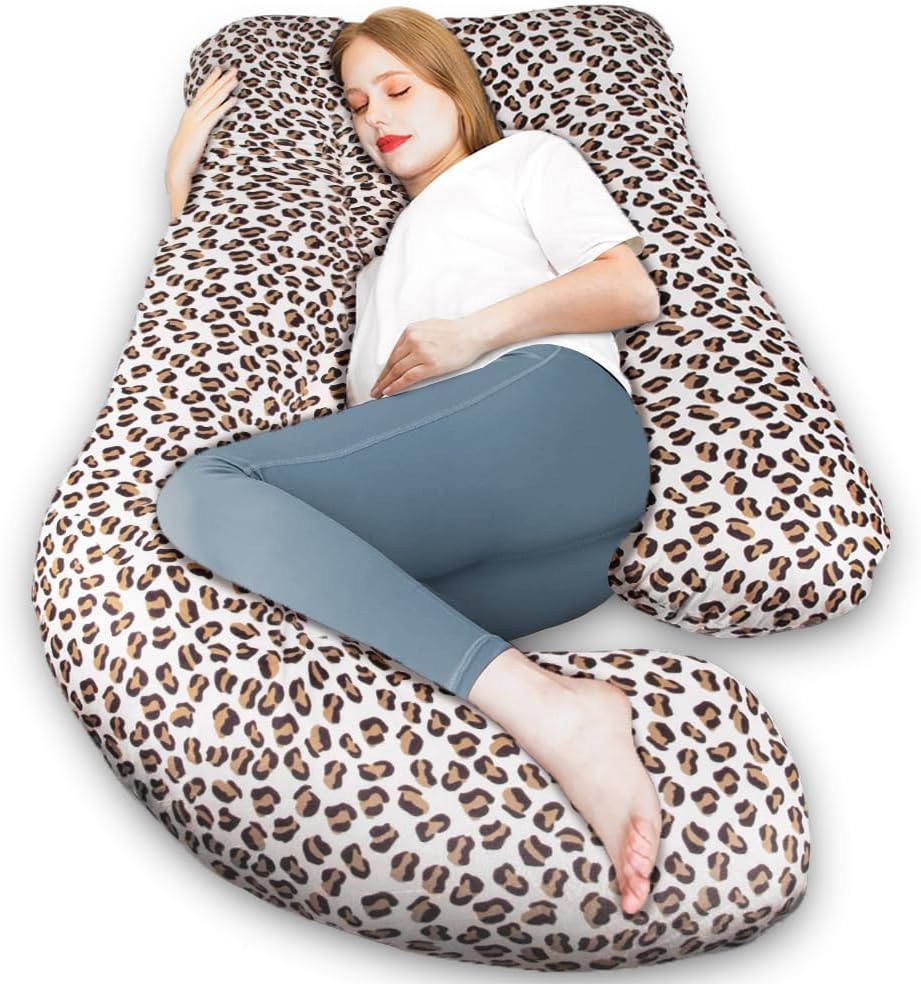 Chilling Home Pregnancy Pillow, J Shape Pregnancy Pillows for Sleeping, Body Pillows for Adults, Maternity Pillow for Pregnant Women…