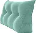 Peachwell Headboard Pillow - Dorm Twin Headboard Wedge Pillow, Handmade Support Backrest Large Bolster Cushion with Two Large Side…