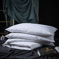 Three Geese Adjustable Layer Goose Feather Pillow, Assemblable Bed Pillow,100% Soft Cotton Cover, Good for Side and Back Stomach…